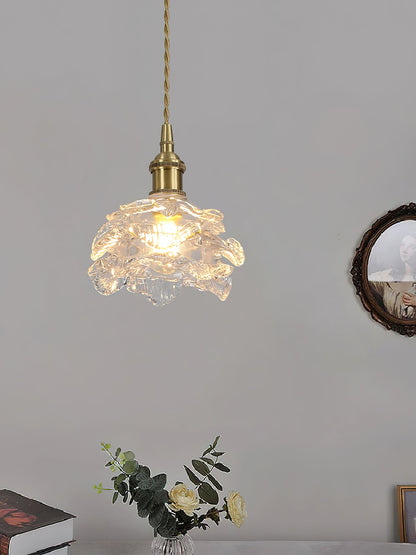Vintage Rose Glass Wall Light