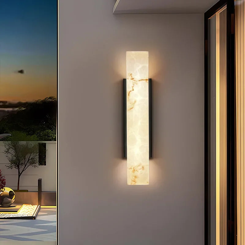Lumira Marble Outdoor Wall Light