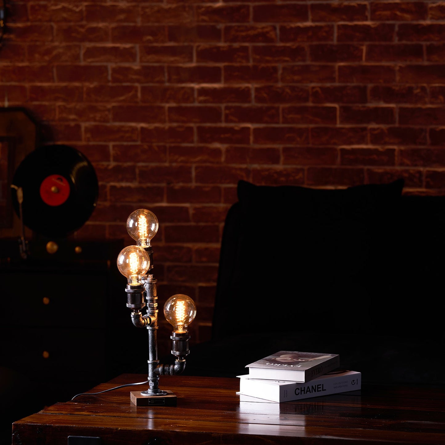 Wood Edison Table Lamp