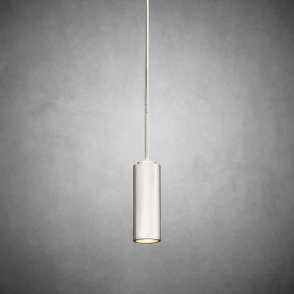 Brass Cylinder Pendant Light