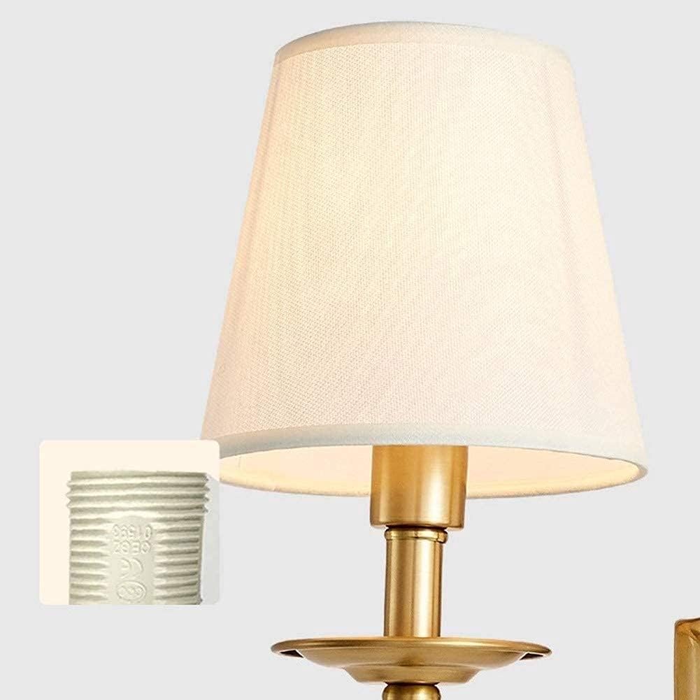 Double Fabric Shade Wall Lamp