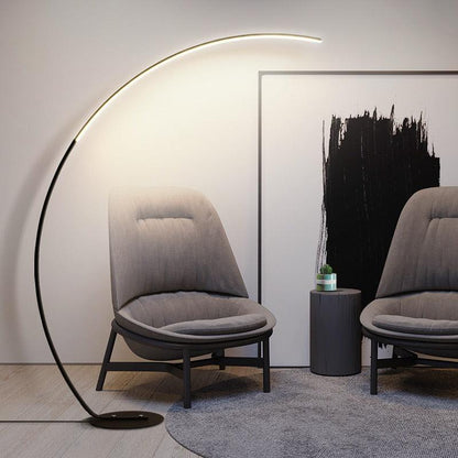 Minimalist Arc LED Floor Lamp