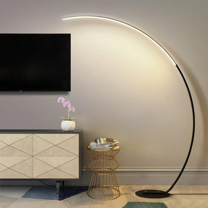 Minimalist Arc LED Floor Lamp