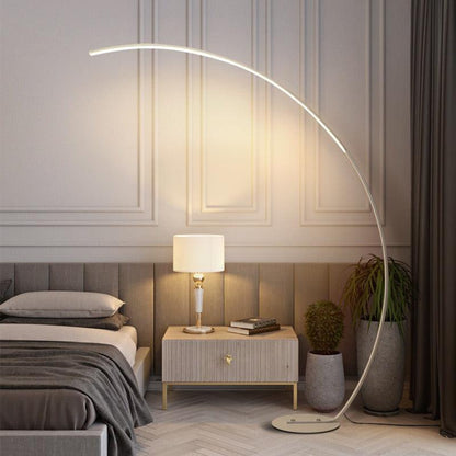Minimalist Arc LED Floor Lamp