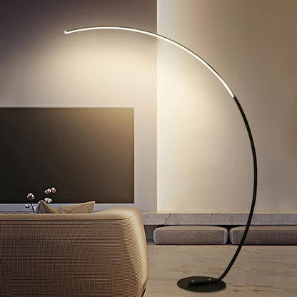 Minimalist Arc LED Floor Lamp