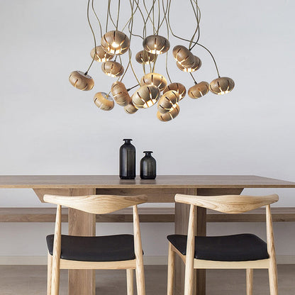Petal Wood Chandelier