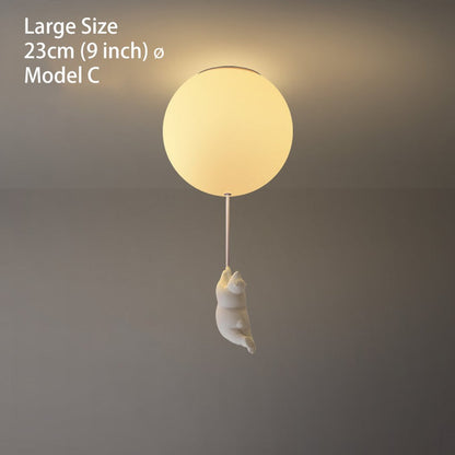 Flying Bear Ceiling Light