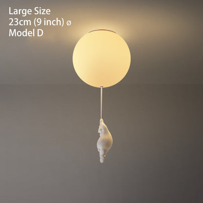 Flying Bear Ceiling Light