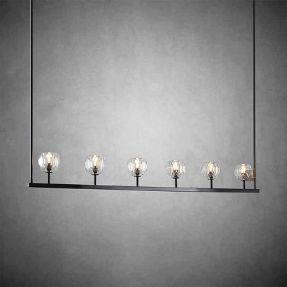 Crystal Ball Linear Chandelier