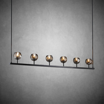 Crystal Ball Linear Chandelier