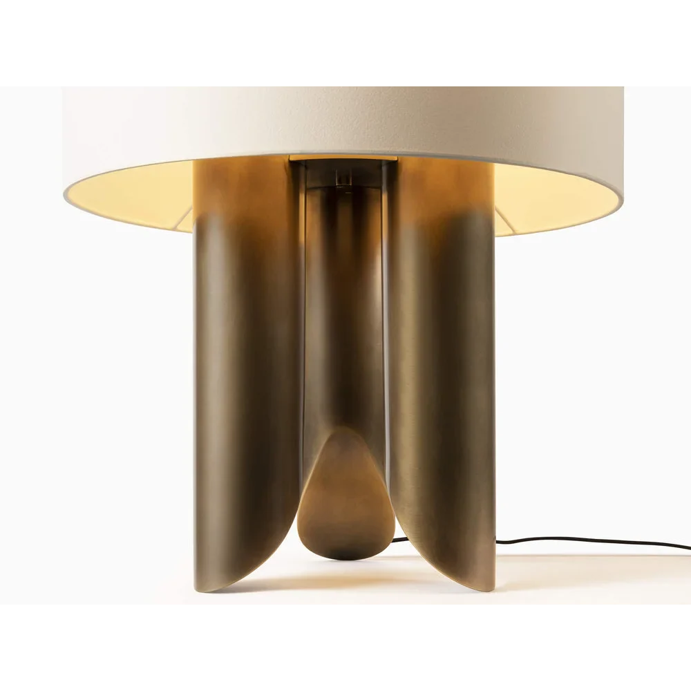 Luna Copper Base Table Lamp