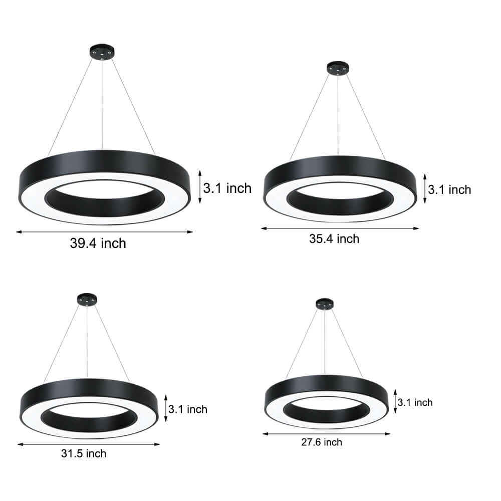 Halo Ring LED Pendant Light
