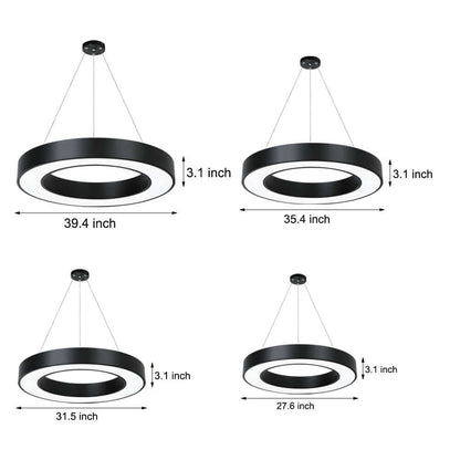 Halo Ring LED Pendant Light