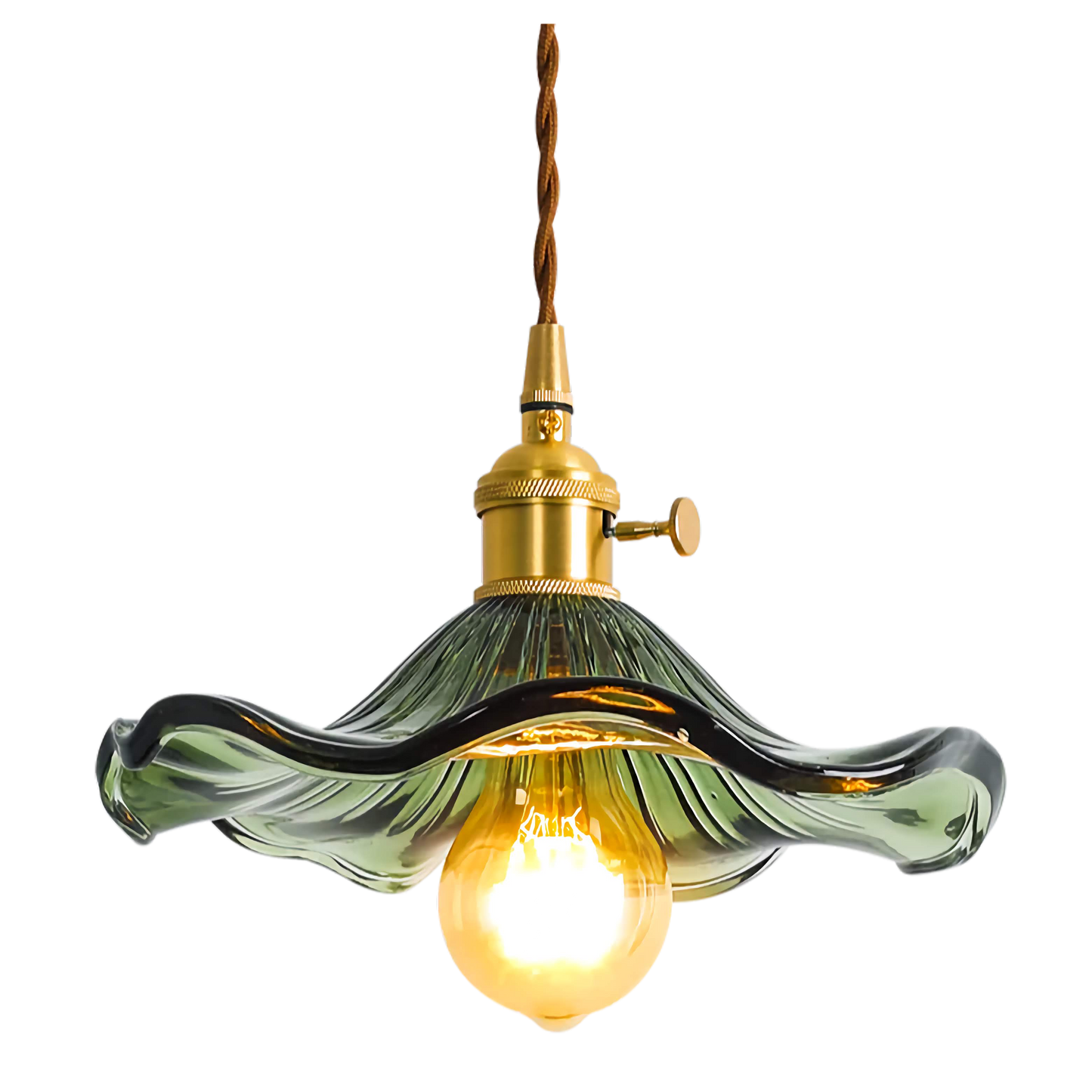 Blooming Glass Petal Pendant Light