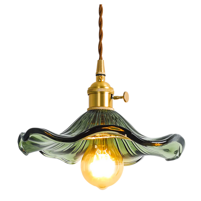 Blooming Glass Petal Pendant Light