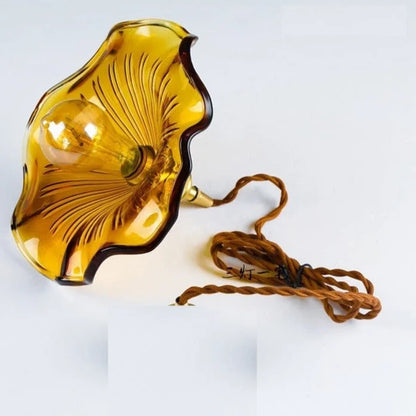 Blooming Glass Petal Pendant Light