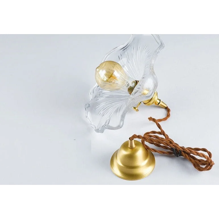 Blooming Glass Petal Pendant Light