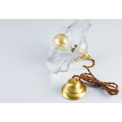 Blooming Glass Petal Pendant Light