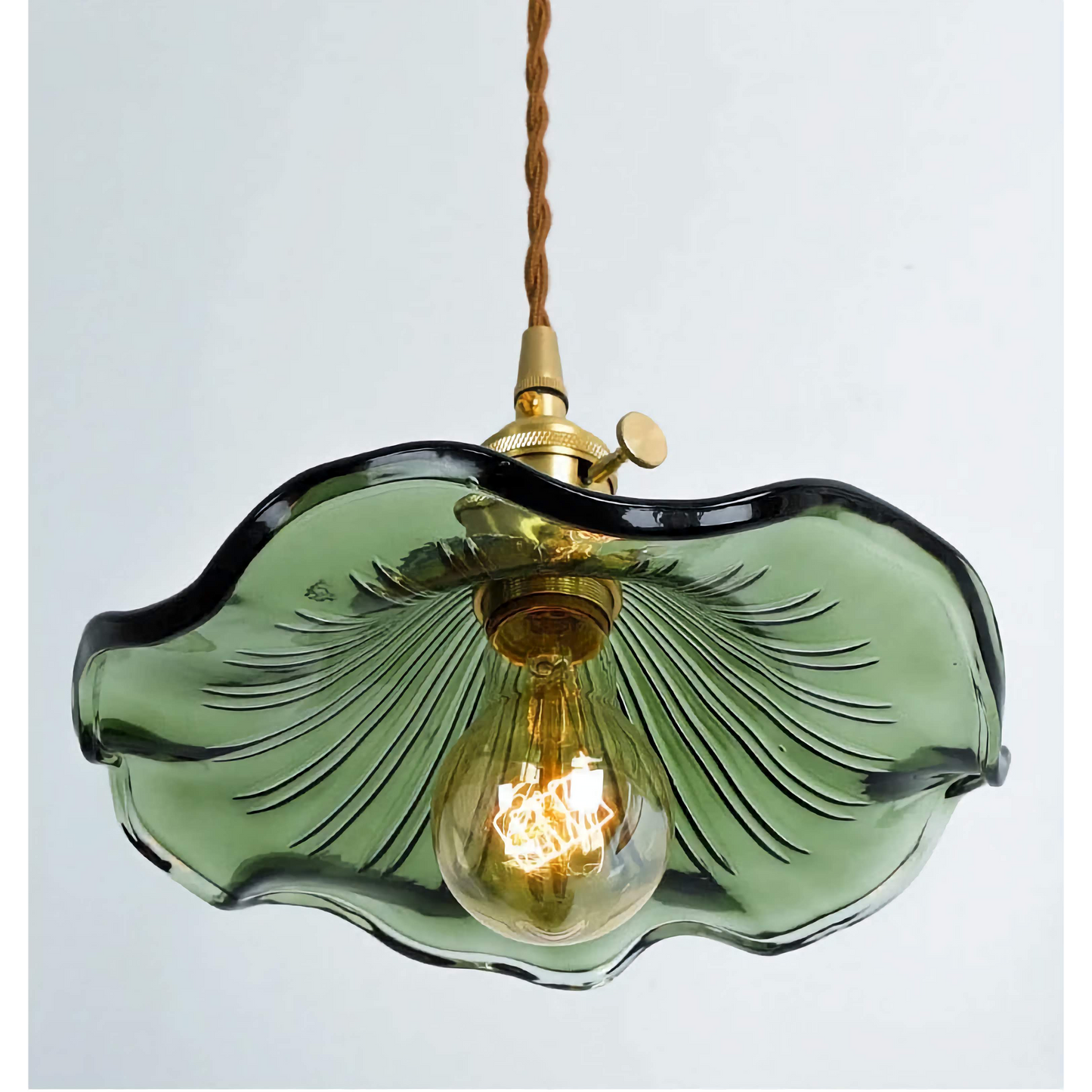 Blooming Glass Petal Pendant Light