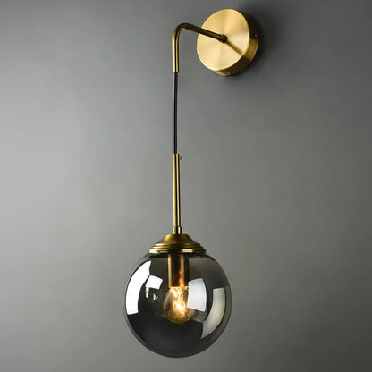 Glasora Nordic Glass Globe Wall Light
