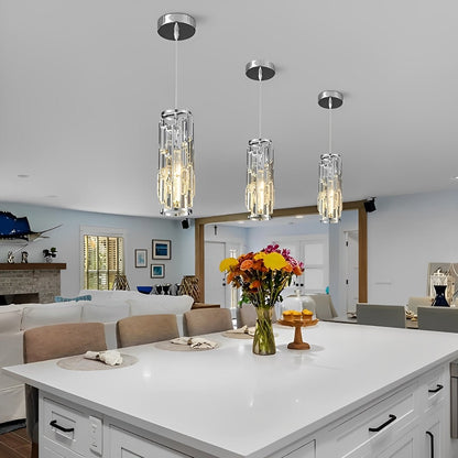 Creative Iron Crystal Glass Chandelier Pendant Lights Ceiling Lamp