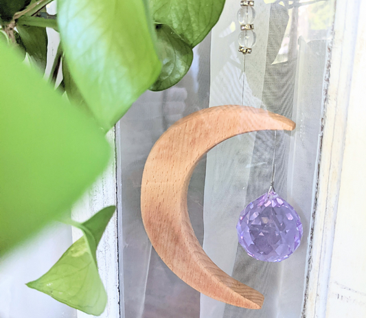 Luna Glow Crystal Suncatcher