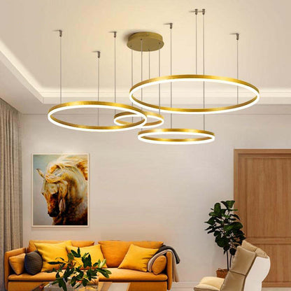 LED Ring Pendant Light