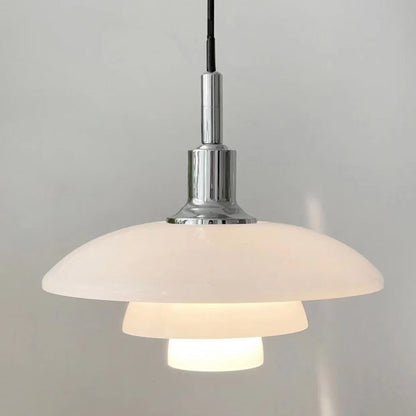 WOMO Danish Designer Milk Glass Pendant Lamp-WM2116