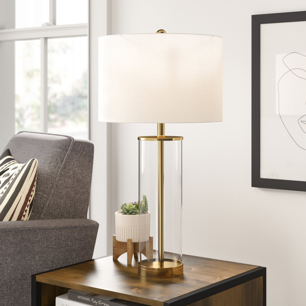 Silberston Glass Table Lamp