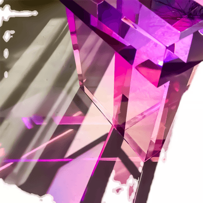 Iridescent Acrylic End Table