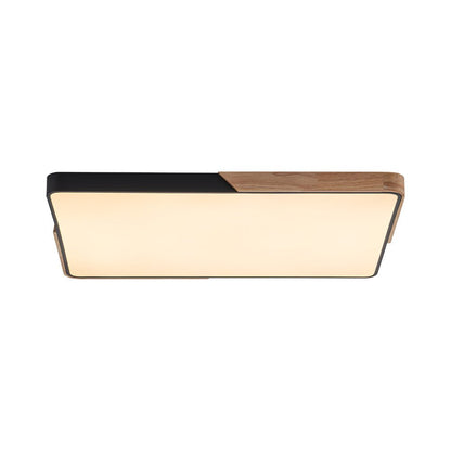 Oakline Wood Rectangle LED Ceiling Light