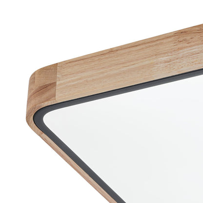 Oakline Wood Rectangle LED Ceiling Light
