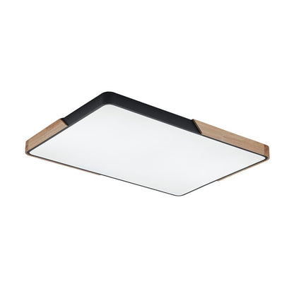 Oakline Wood Rectangle LED Ceiling Light