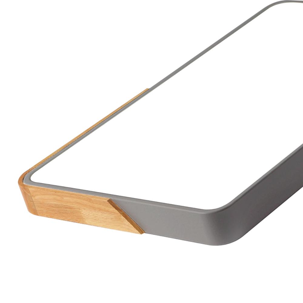 Oakline Wood Rectangle LED Ceiling Light