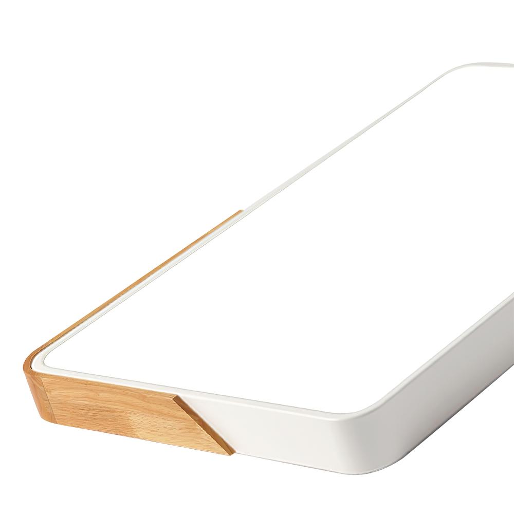 Oakline Wood Rectangle LED Ceiling Light