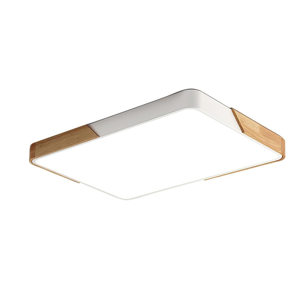 Oakline Wood Rectangle LED Ceiling Light