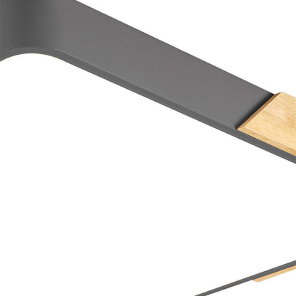 Oakline Wood Rectangle LED Ceiling Light