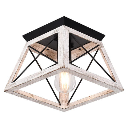 Harbor Farmhouse Square Cage Ceiling Light