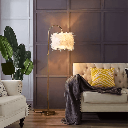 Feather Arch Floor Lamp