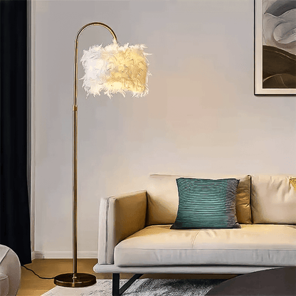 Feather Arch Floor Lamp