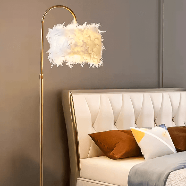 Feather Arch Floor Lamp