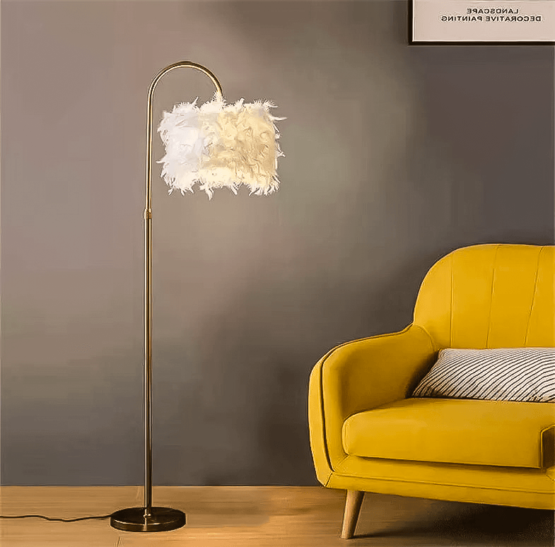 Feather Arch Floor Lamp