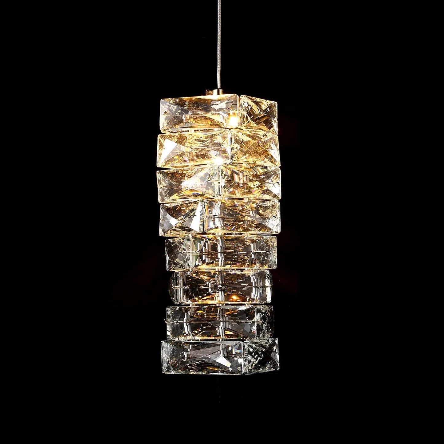 Crystara Stacked Pendant Light