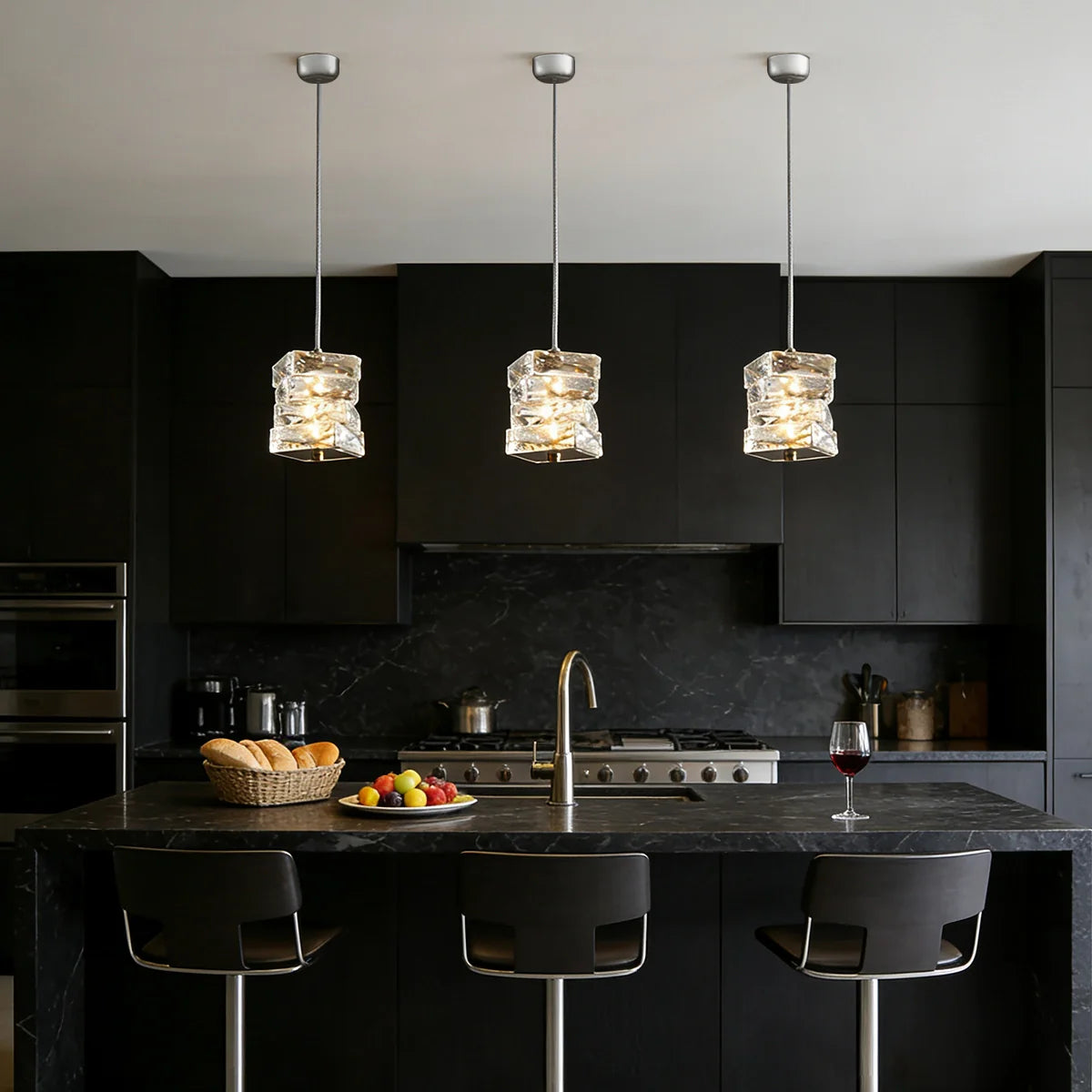 Crystara Stacked Pendant Light