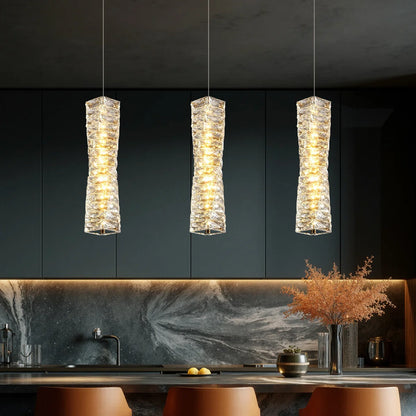 Crystara Stacked Pendant Light