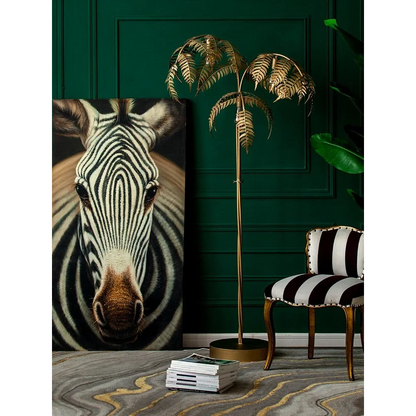 Palm Aura Gold Floor Lamp