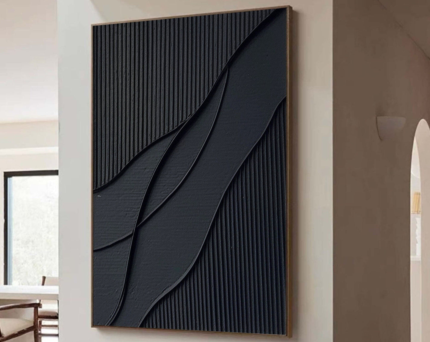 Minimalist Textured Canvas Painting