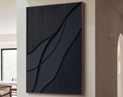 Minimalist Textured Canvas Painting