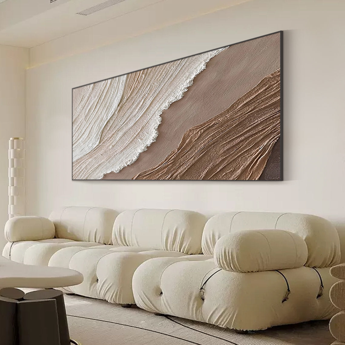 Textured Earth Canvas Painting