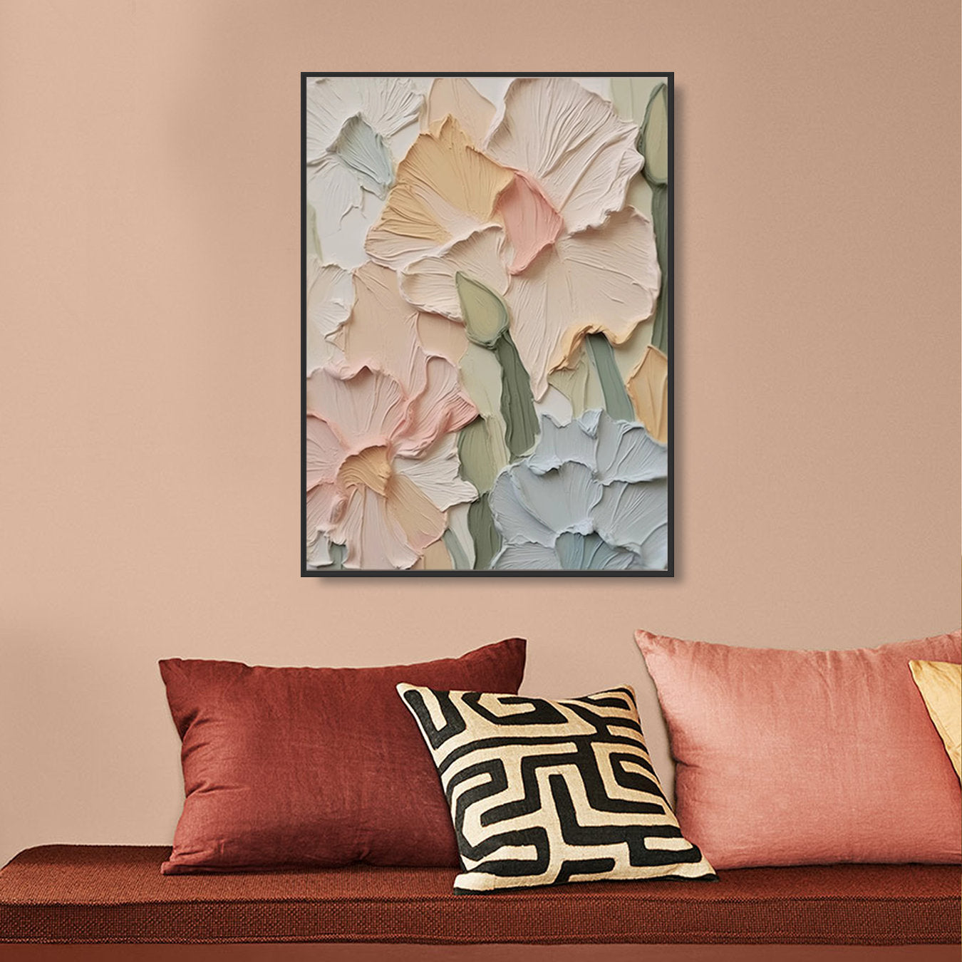 Elegant  Floral Canvas Painting